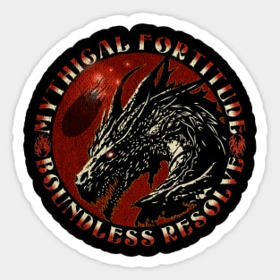 Mythical Fortitude, Boundless Resolve Dragon Sticker